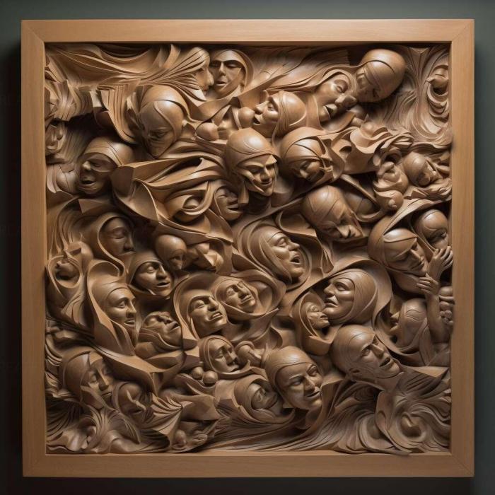 نموذج ثلاثي الأبعاد لآلة CNC 3D Art 